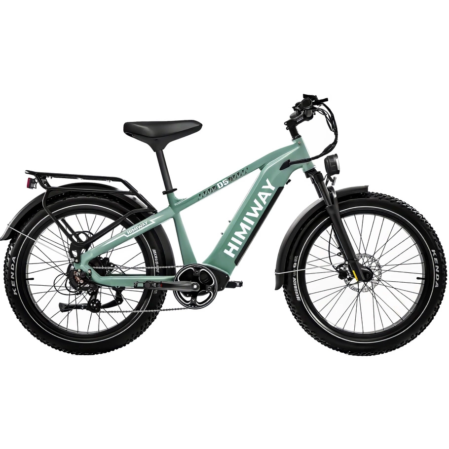 Bicicletta elettrica Himiway D5 Zebra a passo alto - Potenza 250W | Batteria 20Ah | Velocità 15,5 mph | Autonomia 80mi