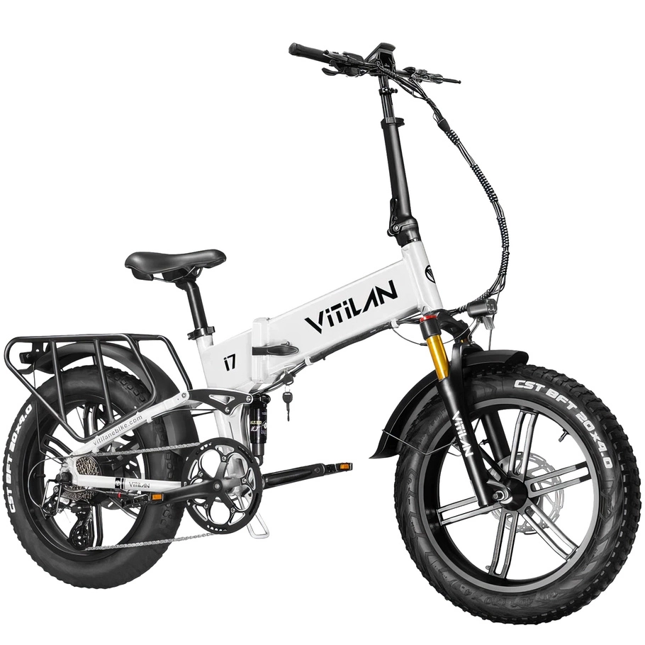 Bicicletta elettrica pieghevole I7 Pro 3.0 - Potenza 1200W | Batteria 20Ah | Velocità 28 mph | Autonomia 65mi