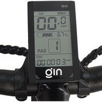 GIN X Hybrid Electric Bike | Urban Performance | 250W (500W Peak) di potenza | 30mph di velocità | 12.8Ah di batteria | 75mi di autonomia | 27.5