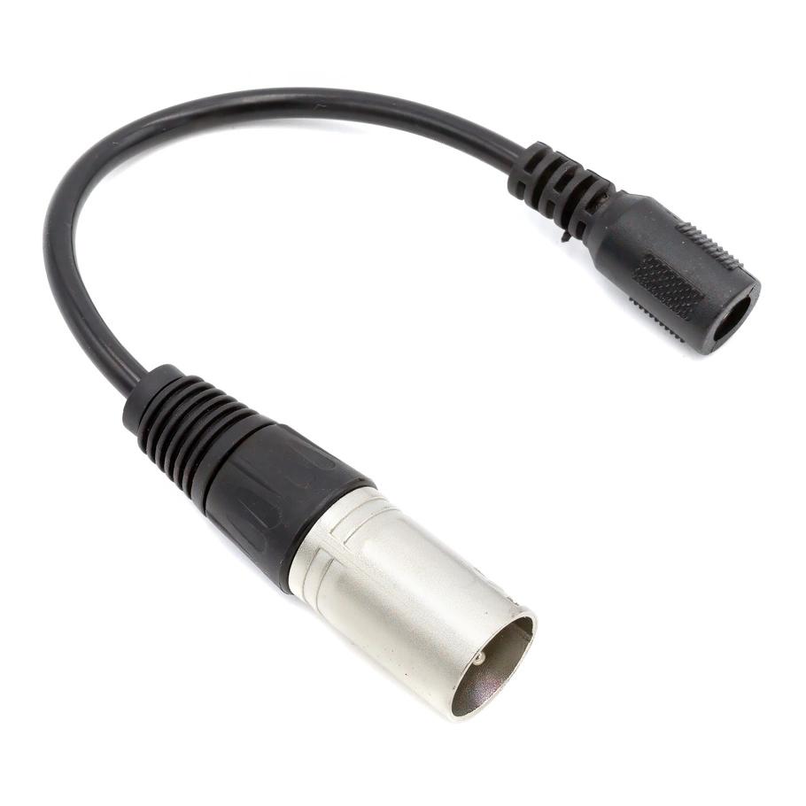 Adattatore da CC 2,1 mm x 5,5 mm a XLR 3 PIN