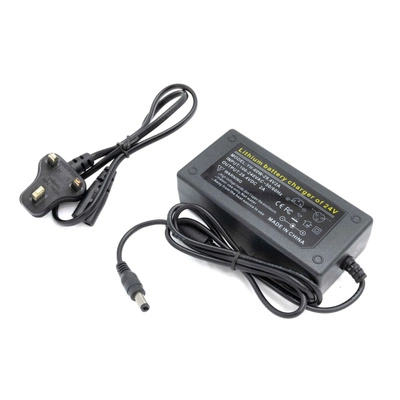 Caricabatterie 24 V CC 29,4 V 5,5 mm x 2,1 mm