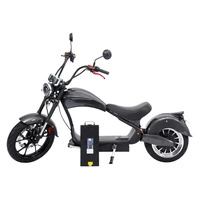 Ampride Chopper Electric Bike - Potenza 2000W | Batteria 30Ah | Velocità 34mph | Autonomia 37mi