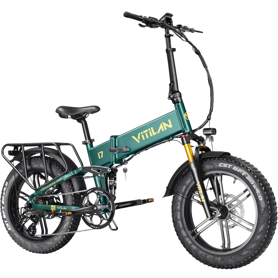 Bicicletta elettrica pieghevole I7 Pro 3.0 - Potenza 1200W | Batteria 20Ah | Velocità 28 mph | Autonomia 65mi