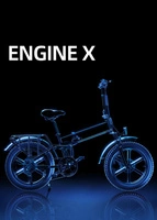 ENGWE Engine X Bicicletta elettrica pieghevole - Potenza 250W | Batteria 13Ah | Velocità 15,5 mph | Autonomia 75mi
