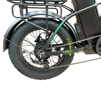 Allegro City Fold Pro 162mi Freno idraulico a lunga escursione Ebike pieghevole a lunga escursione