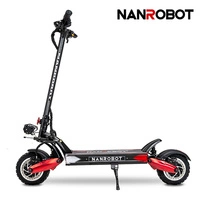 Nanrobot LS7+ Electric Scooter elettrico | Prestazioni estreme | 2400W (4800W Peak) di potenza | 55mph di velocità | 40Ah Battery | 45mi Range | Dual Motor Design | High Performance Transport