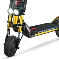 Kaabo Wolf King GT Pro Electric Scooter elettrico | Prestazioni estreme | 4000W (6500W Peak) di potenza | 62mph di velocità | 35Ah Battery | 55mi Range | Dual Motor Design | Ultimate Sport Transport
