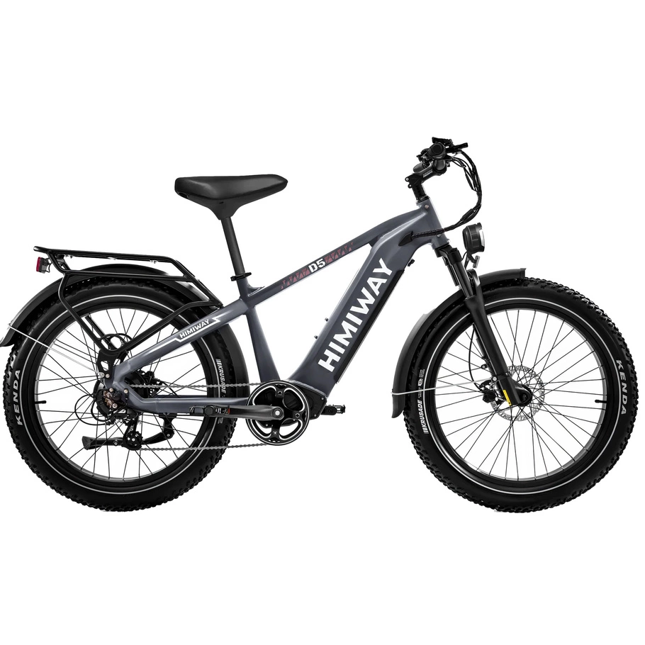 Bicicletta elettrica Himiway D5 Zebra a passo alto - Potenza 250W | Batteria 20Ah | Velocità 15,5 mph | Autonomia 80mi