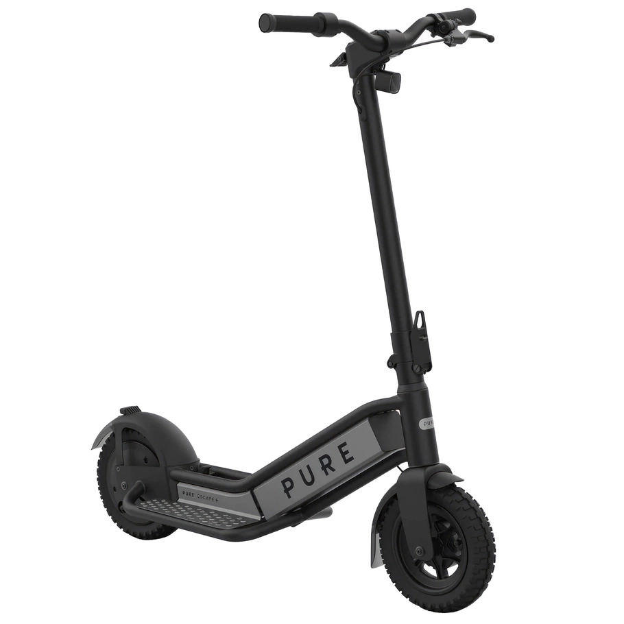 Pure Escape+ Electric Scooter elettrico - 900W di potenza | 12Ah di batteria | 15,5 mph di velocità | 31 km di autonomia