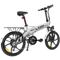 PVY Z20 Pro Bicicletta elettrica pieghevole - Potenza 500W | Batteria 10.4Ah | Velocità 15.5mph | Autonomia 50mi