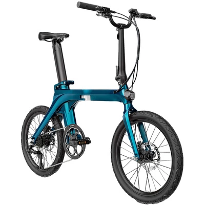 Fiido X 2025 Bicicletta elettrica pieghevole - Potenza 250W | Batteria 11.6Ah | Velocità 15.5mph | Autonomia 81mi | Manubrio rialzato