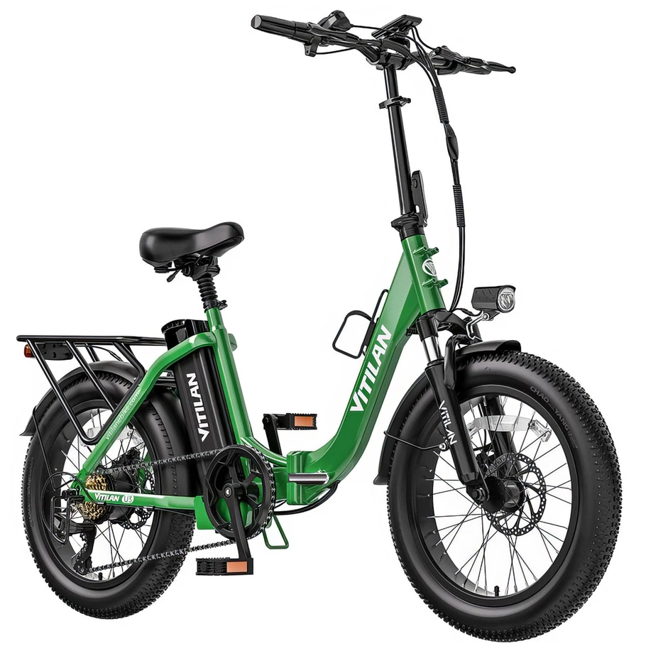Bicicletta elettrica pieghevole Vitilan U3 - Potenza 750W | Batteria 13Ah | Velocità 28mph | Autonomia 45mi
