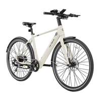Heybike EC1 Electric Bike | Soluzione per pendolari urbani | 250W (350W Peak) di potenza | 15,5mph di velocità | 10Ah di batteria | 62mi di autonomia | Design a telaio alto | Trasporto urbano moderno