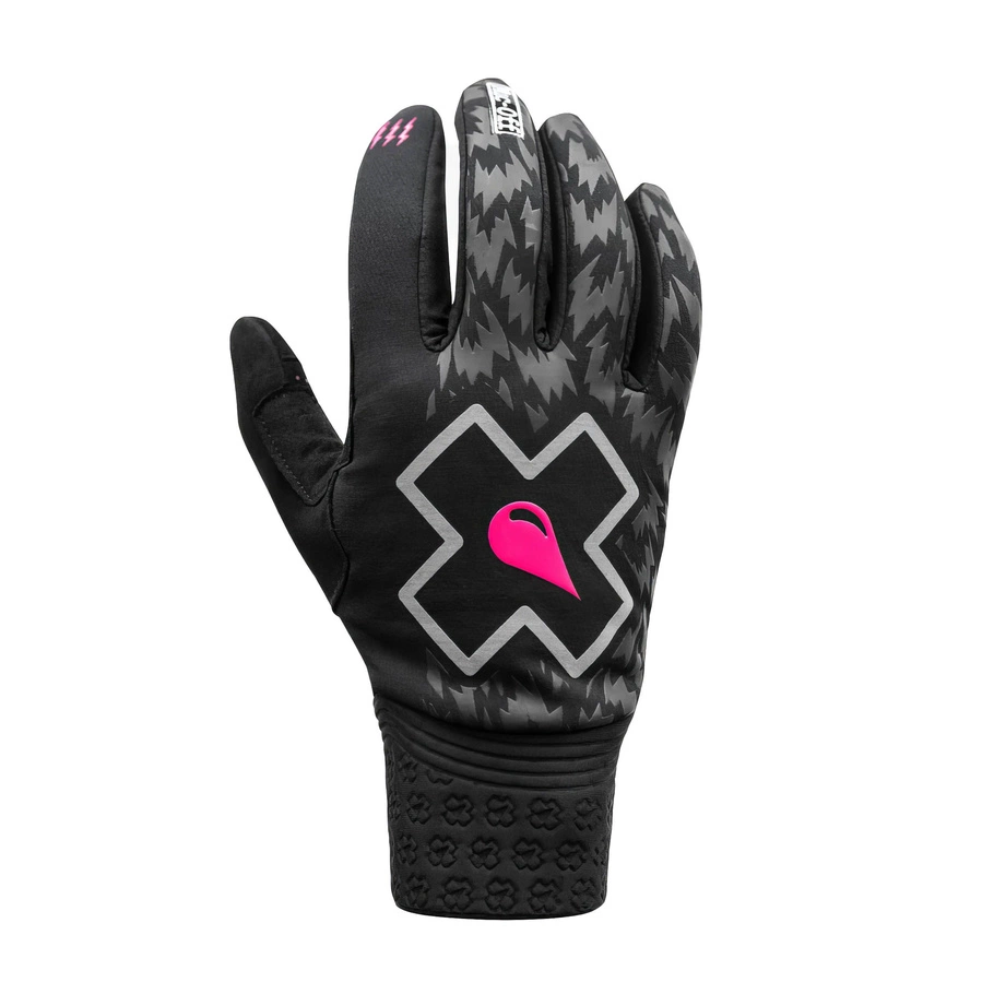 Guanti invernali Muc-Off Autista - Nero/Grigio Bolt