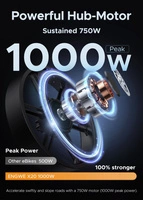 ENGWE X20 Bicicletta elettrica pieghevole - Potenza 1000W | Batteria 22.2Ah | Velocità 31mph | Autonomia 93mi