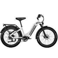 Bicicletta elettrica Himiway D5 Zebra Step-Thru - Potenza 250W | Batteria 20Ah | Velocità 15,5 mph | Autonomia 80mi