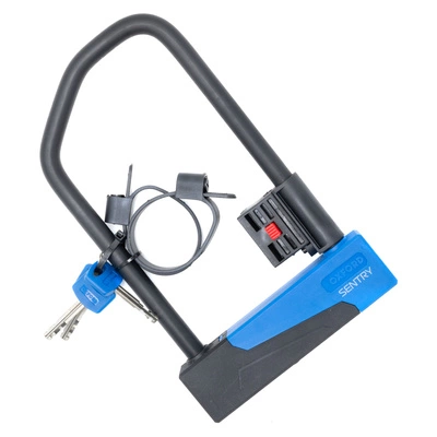 U Lock Oxford Sentry 260 190MM X 110MM D Lock Secure Ebike Escooter elettrico SIlver Rating