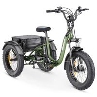 Triciclo elettrico Hidoes ET1 - Potenza 750W | Batteria 20Ah | Velocità 25mph | Autonomia 59mi