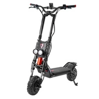 Kaabo Wolf Warrior GT Pro Electric Scooter elettrico | Prestazioni estreme | 2400W (5400W Peak) di potenza | 50mph di velocità | 35Ah Battery | 63mi Range | Dual Motor Design | Premium Sport Transport