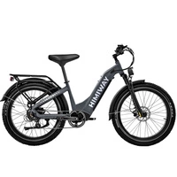 Bicicletta elettrica Himiway D5 Zebra Step-Thru - Potenza 250W | Batteria 20Ah | Velocità 15,5 mph | Autonomia 80mi