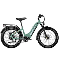 Bicicletta elettrica Himiway D5 Zebra Step-Thru - Potenza 250W | Batteria 20Ah | Velocità 15,5 mph | Autonomia 80mi